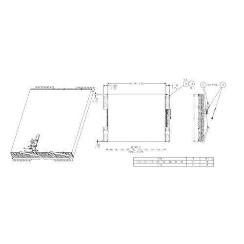 Main product image of 604922-16, Indoor Coil Slab, With Manifold & Rfc, 10 Ton Packaged Unit, 98W90