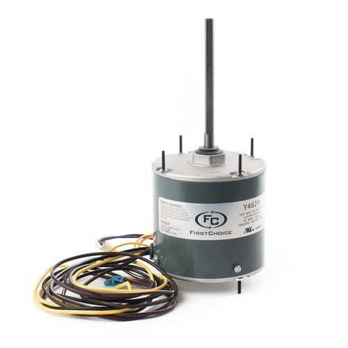 Main product image of Firstchoice, Condenser Fan Motor, 1/3Hp, 460V-1Ph, 1075 Rpm, 70C Ambient, Y4629
