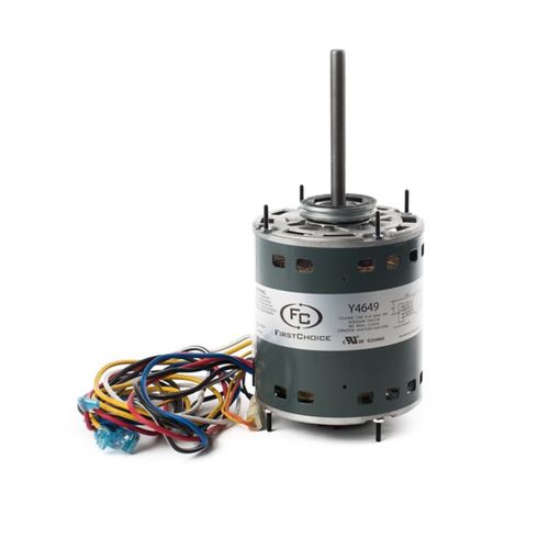 Main product image of Firstchoice Wg840466-Ew, Blower Motor, 1/5-3/4Hp, 4 Speed, 115V, 60 Hz, 1075 Rpm, 8.1 Amps, Multi-Horsepower, Y4649