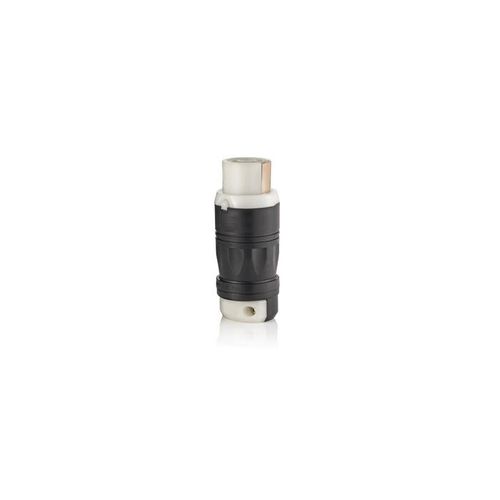 Main product image of Industrial Grade Locking Connector, 3P, 50A, Non-NEMA - Black/White (250/600V)