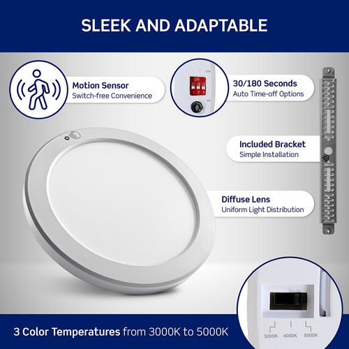 Main product image of 8" Round Aperture Downlight, CCT Selectable - White (18W), 9866-B0W