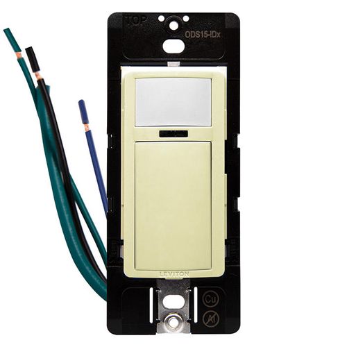 Main product image of Occupancy Sensor/Vacancy Sensor, PIR, Wallbox , 120-277VAC, Commercial Grade (Ivory), ODS15-IDI