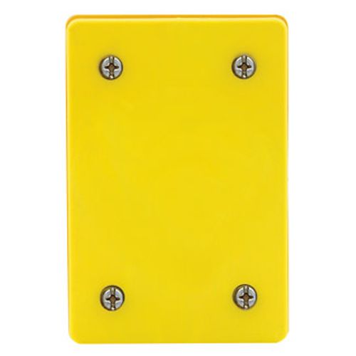 Main product image of Wetguard Watertight Receptacle Blank Plate and Gasket (Yellow), WP459