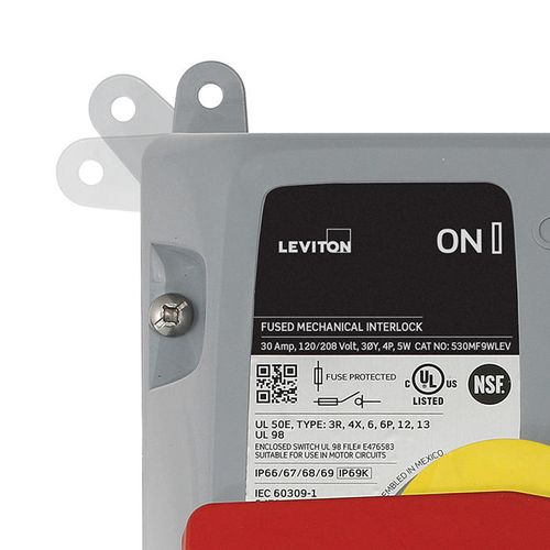 Main product image of 60A 480V 3PH, 3P 4W IEC 60309-1 & 60309-2 Pin & Sleeve Interlock, Local/Remote Monitoring (Red)