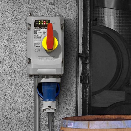 Main product image of 60A 480V 3PH, 3P 4W IEC 60309-1 & 60309-2 Pin & Sleeve Interlock, Local/Remote Monitoring (Red)