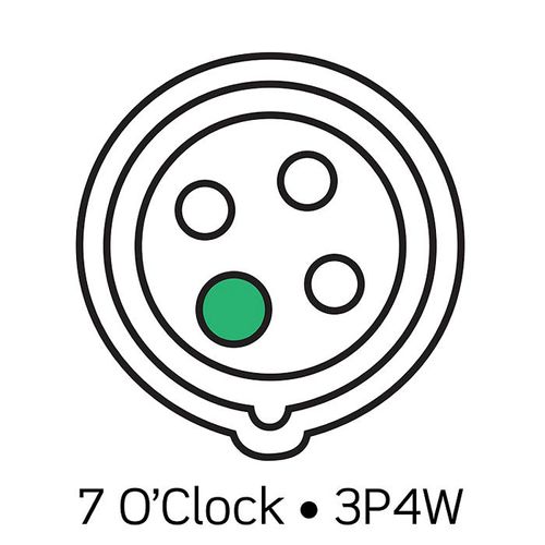Main product image of 60A 480V 3PH, 3P 4W IEC 60309-1 & 60309-2 Pin & Sleeve Interlock, Local/Remote Monitoring (Red)