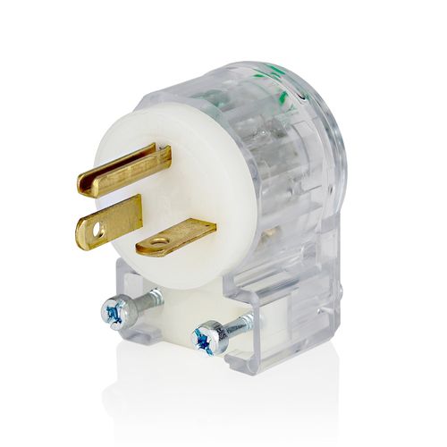Main product image of Hospital Grade Straight Blade Plug, 20A, 250V, NEMA 6-20P (Black/White), 8415-CAT