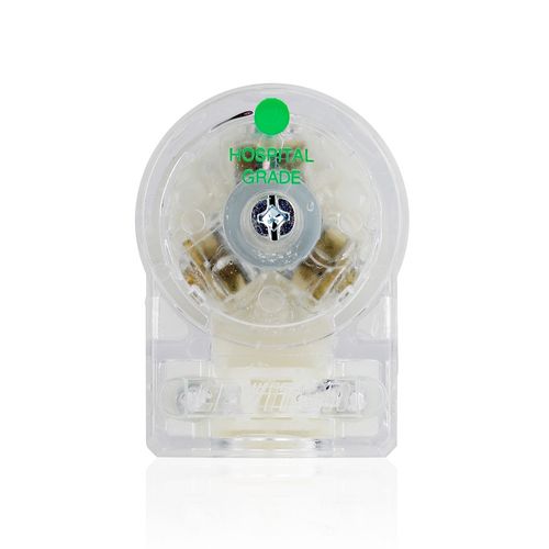 Main product image of Hospital Grade Straight Blade Plug, 20A, 250V, NEMA 6-20P (Black/White), 8415-CAT