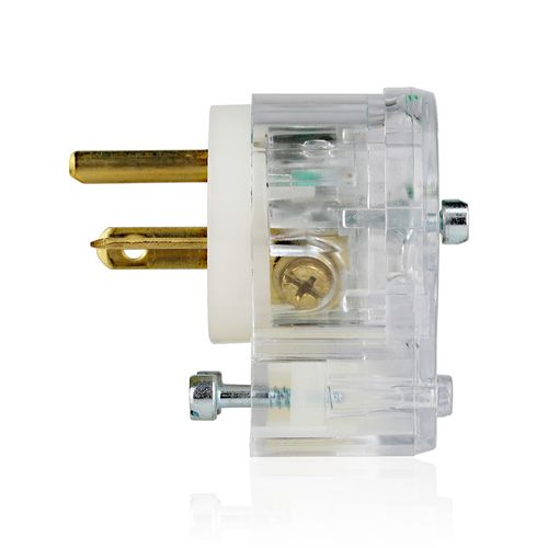 Main product image of Hospital Grade Straight Blade Plug, 20A, 250V, NEMA 6-20P (Black/White), 8415-CAT