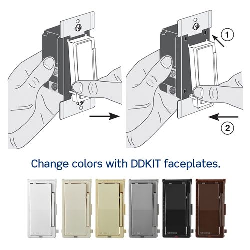Main product image of Decora Smart Wi-Fi Dimmer, ELV/LED Phase Selectable, White, D2ELV-1BW