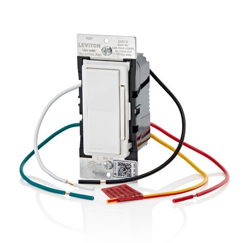 Main product image of Decora Smart Wi-Fi Dimmer, ELV/LED Phase Selectable, White, D2ELV-1BW