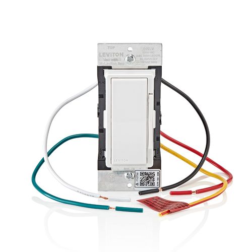 Main product image of Decora Smart Wi-Fi Dimmer, ELV/LED Phase Selectable, White, D2ELV-1BW