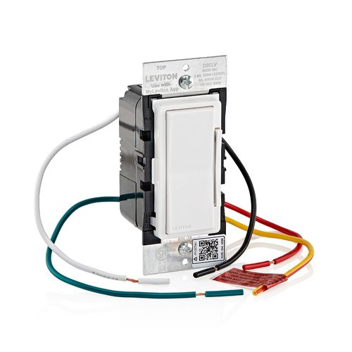 Main product image of Decora Smart Wi-Fi Dimmer, ELV/LED Phase Selectable, White, D2ELV-1BW