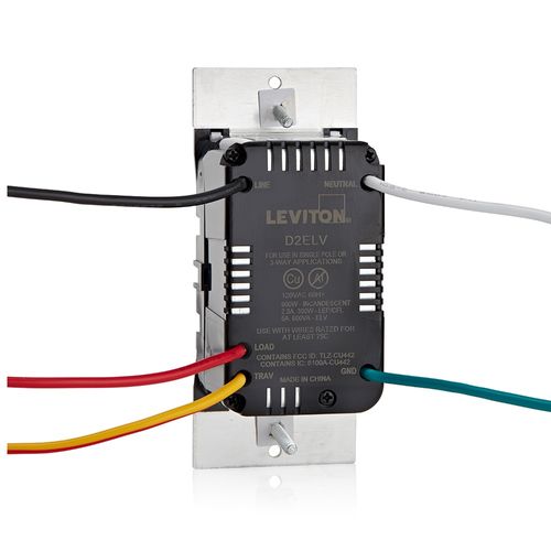 Main product image of Decora Smart Wi-Fi Dimmer, ELV/LED Phase Selectable, White, D2ELV-1BW