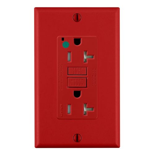 Main product image of Self-test SmartlockPro Tamper-Resistant GFCI Receptacle/Outlet, 20A, Brown (125V), GFTR2-HGR