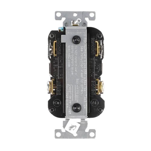 Main product image of Self-test SmartlockPro Tamper-Resistant GFCI Receptacle/Outlet, 20A, Brown (125V), GFTR2-HGR