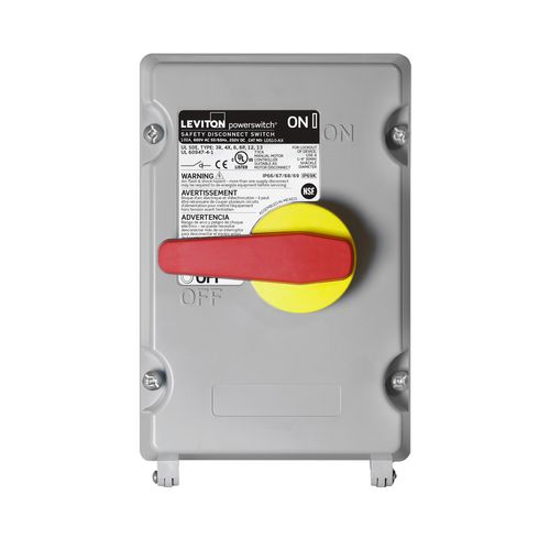 Main product image of 100 Amp, 600V Powerswitch Safety Disconnect Switch, Non-Fused, Non-Metallic Enclosure, LDS10-AX