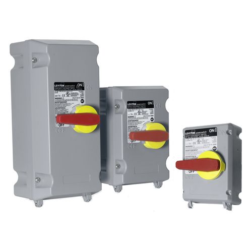 Main product image of 30/32 Amp, 600V Powerswitch Non-Fused Disconnect Switch, Non-Metallic Enclosure, LDS30-AX