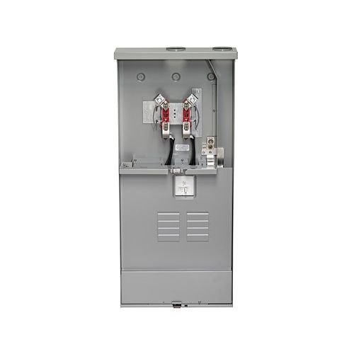 Main product image of 8 Circuit 8 Space Outdoor Meter Main Combo, Ringless w/ Internal Trough (200A), LS820-BTD