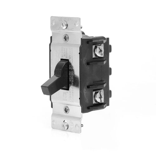 Main product image of 2P, 1-Phase Black Manual Motor Toggle Control, 40A (600V), MS402-DS