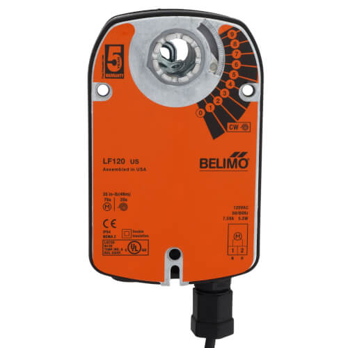 LF120 Belimo LF120 Spring Return FailSafe, On/Off Damper Control