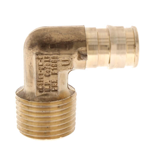 Main product image of 1/2" ProPEX x 1/2" MIP Elbow (Lead Free Brass)