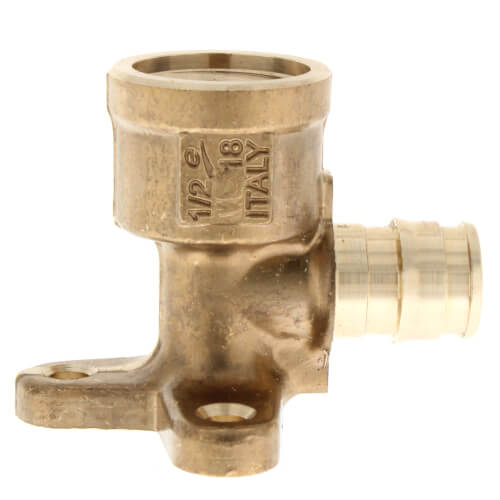 Main product image of 1/2" ProPEX x 1/2" FIP Drop Ear Elbow (Lead Free Brass)