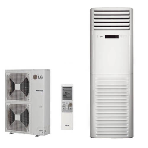 Lf425hv Lg Lf425hv 42000 Btu Ductless Single Zone Mini Split Floor Standing Heat Pump And Air 4894