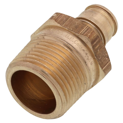 Lf Uponor Wirsbo Lf 1 2 Propex X 3 4 Npt Male Adapter Lead Free Brass