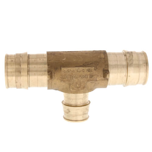 1" x 1" x 3/4" ProPEX Reducing Tee (Lead Free Brass)