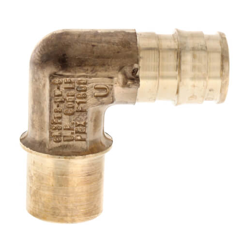 Main product image of 1/2" ProPEX x 1/2" Male Sweat Elbow (Lead Free Brass)