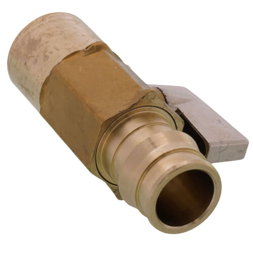 Main product image of 3/4" ProPEX x 3/4" Copper Adapter Brass Ball Valve (Lead Free)