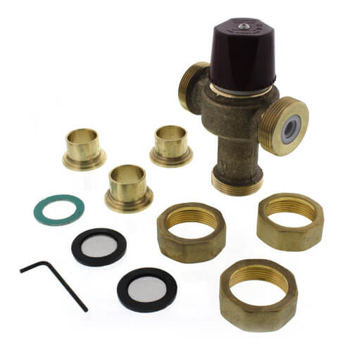 3/4" Union Sweat HydroGuard Thermostatic Tempering Valve (60°- 120°F)