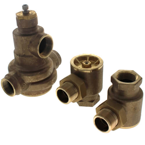 1-1/4" x  1-1/2" HydroGuard XP Supply Fixture, Rough Bronze (90°-160°F)