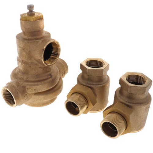 1-1/4" x  1-1/2" HydroGuard XP Supply Fixture, Rough Bronze (60°-90°F)