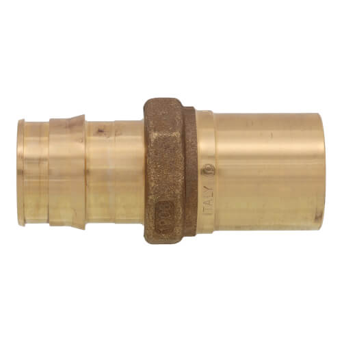 Main product image of 1" ProPEX x 1" Copper Press Brass Fitting Adapter (Lead Free)
