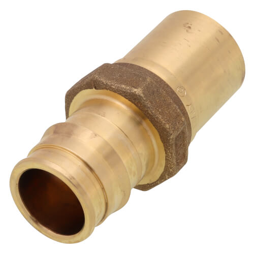Main product image of 1" ProPEX x 1" Copper Press Brass Fitting Adapter (Lead Free)