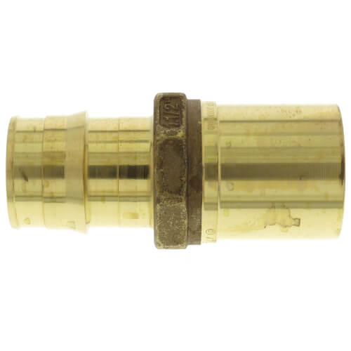 Main product image of 1-1/2" ProPEX x 1-1/2" Copper Press Brass Fitting Adapter (Lead Free)
