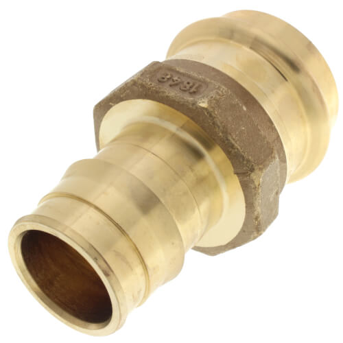 1-1/2" ProPEX x 1-1/2" Copper Press Brass Adapter (Lead Free)