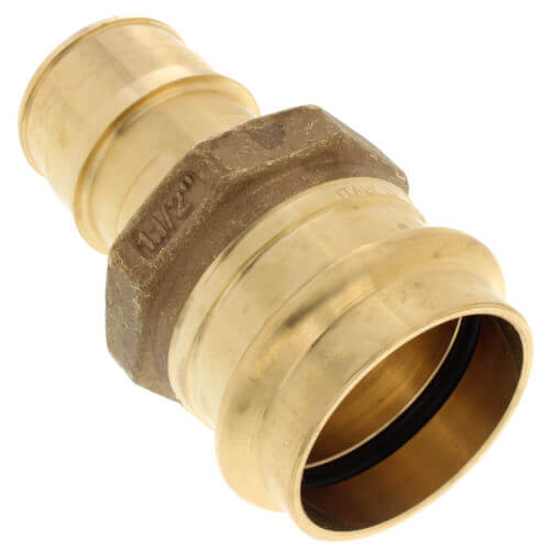 3" ProPEX x 3" Copper Press Brass Adapter (Lead Free)