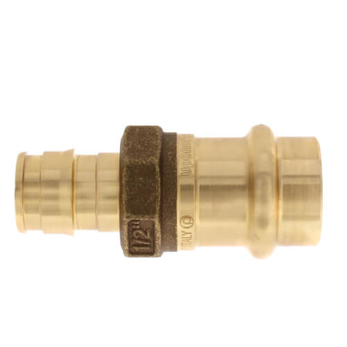 Main product image of 1/2" ProPEX x 1/2" Copper Press Brass Adapter (Lead Free)
