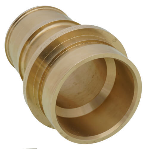 Main product image of 2-1/2" PEX x 2-1/2" IPS Groove Fitting Adapter (Lead Free Brass)