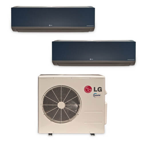 LG2HV18A LG LG2HV18A 2 Zone HeatCool MultiSplit Art Cool Package