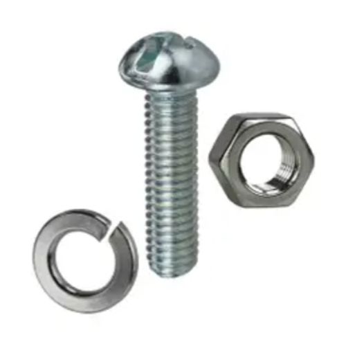 Main product image of Assorted Phillips/Slotted Round Head Machine Screw, Hex Nut & Lock Washer Kit