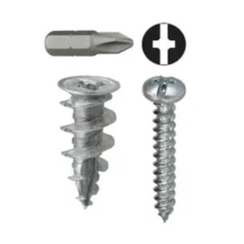 Main product image of #8 Zinc Alloy Walldriller Anchor Kit W/ Pan Head Screws, WDK8