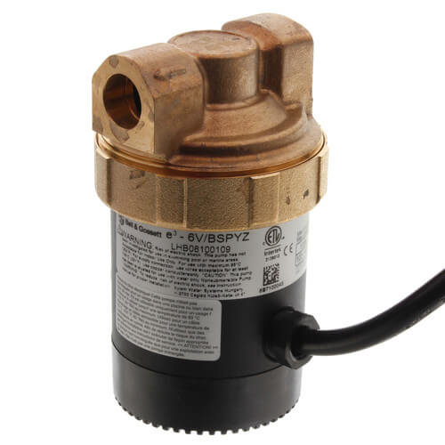 Main product image of Ecocirc Circulator w/ Multi-Speed & Plug, Lead Free Brass (1/2" Sweat)