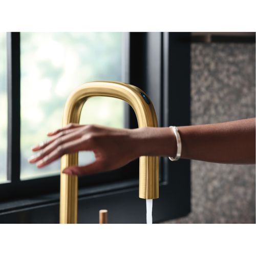 Main product image of Tenon Motion Control Smart Pulldown Touchless Kitchen Faucet (Brushed Gold), S74001EV2BG
