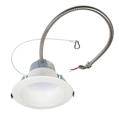 Main product image of 6" Baffle Dual-CCT Select Commercial LED Retrofit Downlight, 2700/3000K, Dimmable (White), CR6RLMCCT