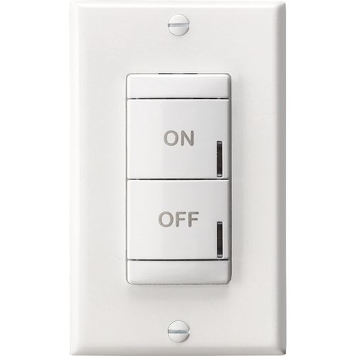 Main product image of Light On/Off Raise/Lower Control Wallpod Dimmer Switch (White), NPODM-DX-WH