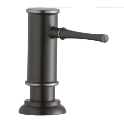 Main product image of 2-1/8" x 5-1/16" x 3-1/2" Soap/Lotion Dispenser (Antique Steel)